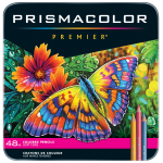 Prismacolor Premier Colored Pencils, Soft Core, Assorted Colors, Set Of 48