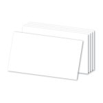 Office Depot Brand Blank Index Cards, 3in x 5in, White, Pack Of 100