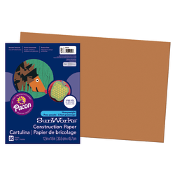 Prang Construction Paper, 12in x 18in, Orange, Pack Of 50