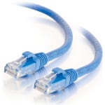 C2G 10ft Cat6 Ethernet Cable - Snagless Unshielded (UTP) - Blue - Category 6 for Network Device - RJ-45 Male - RJ-45 Male - 10ft - Blue