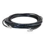 C2G Cat5e Non-Booted Unshielded (UTP) Network Patch Cable - Patch cable - RJ-45 (M) to RJ-45 (M) - 150 ft - UTP - CAT 5e - stranded - black