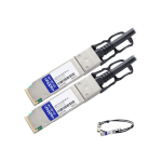 AddOn 4m Industry Standard QSFP+ DAC - Direct attach cable - QSFP+ to QSFP+ - 13 ft - twinaxial - active