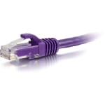 C2G 100ft Cat6 Snagless Unshielded (UTP) Network Patch Cable - Purple - RJ-45 Male - RJ-45 Male - 100ft - Purple