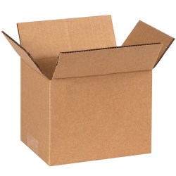 Partners Brand Corrugated Boxes, 7in x 5in x 5in, Kraft, Pack Of 25