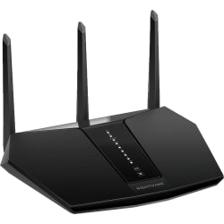 Netgear Nighthawk AX/5-Stream AX2400 Wi-Fi 6 Router, Black, RAX30-100NAS