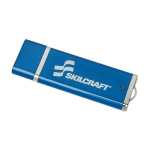 SKILCRAFT USB Flash Drive With 256-Bit AES Encryption, 32GB (AbilityOne 7045-01-569-1704)