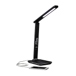 OttLite Wellness Series Renew LED Desk Lamp, Adjustable Height, 14-3/4inH, Black