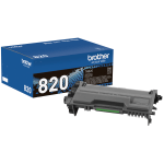 Brother TN-820 Black Toner Cartridge, TN-820BK