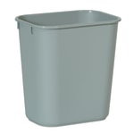 Rubbermaid Durable Polyethylene Wastebasket, 3 1/4 Gallons (12.3L), Gray