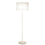 Adesso Oslo Floor Lamp, 60inH, White Shade/White Base