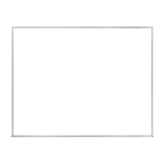 Ghent Melamine Dry-Erase Whiteboard, 24in x 36in, Aluminum Frame With Silver Finish