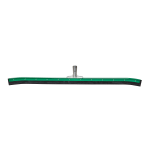 Unger AquaDozer 36in Heavy Duty Curved Floor Squeegee - 36in Rubber Blade - Heavy Duty, Durable, Sturdy - Black, Green