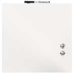 Quartet Unframed Tile Magnetic Dry-Erase Whiteboard, 14in x 14in, White