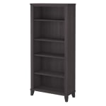 Bush Business Furniture Somerset 66inH 5-Shelf Bookcase, Storm Gray, Standard Delivery