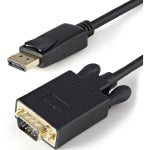 StarTech.com 3ft (1m) DisplayPort to VGA Cable, Active DisplayPort to VGA Adapter Cable, 1080p Video, DP to VGA Monitor Converter Cable - 3ft/1m Active DisplayPort to VGA cable HBR2 | 2048x1280/1080p 60Hz | EDID/DDC