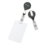 SKILCRAFT Retractable ID Badge Holder, Black