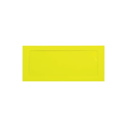 LUX #10 Envelopes, Full-Face Window, Gummed Seal, Citrus, Pack Of 500