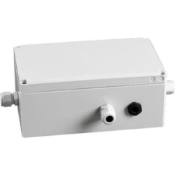 Bosch Interface box, alarm, washer pump, 24VAC - Grey polycarbonate interface box for alarms and washer pump connections for MIC IP cameras