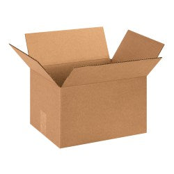 Partners Brand Corrugated Boxes, 13in x 10in x 8in, Kraft, Pack Of 25