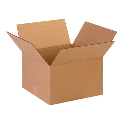 Partners Brand Corrugated Boxes, 13in x 13in x 8in, Kraft, Pack Of 25