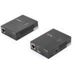 StarTech.com 1 Port Gigabit PoE Injector & Splitter Kit - 60W High/Ultra Power over Ethernet Injector 100m - 12V-24VDC Out 802.3bt Midspan