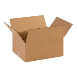 Partners Brand Corrugated Boxes, 14in x 11in x 6in, Kraft, Pack Of 25