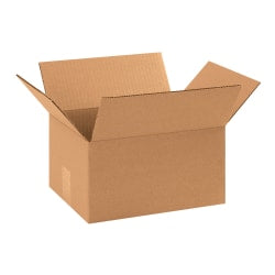 Partners Brand Corrugated Boxes, 11 1/4in x 8 3/4in x 6in, Kraft, Pack Of 25