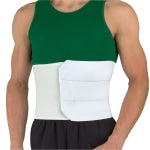 DMI 3-Panel Abdominal Binder, 9in, White