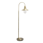 Lalia Home Modern Farmhouse Floor Lamp, 63-1/2inH, Antique Brass