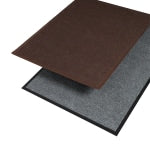 Crown Needle-Rib Wipe And Scrape Mat, 36in x 120in, Brown