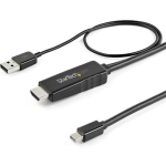 StarTech.com 6ft (2m) HDMI to Mini DisplayPort Cable 4K 30Hz - Active HDMI to mDP Adapter Cable with Audio - USB Powered - Video Converter - HDMI 1.4 to Mini DisplayPort 1.2 active adapter cable with 4K 30Hz video/HDCP 1.4/audio