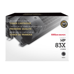 Office Depot Brand Remanufactured High-Yield Black Toner Cartridge Replacement For HP 83X