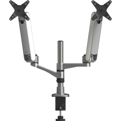 Kantek MA320 Mounting Arm for Monitor - Silver - TAA Compliant - 2 Display(s) Supported - 30in Screen Support - 1 Each