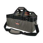 Ergodyne Arsenal 5844 Large Polyester Bucket Truck Tool Bag, 7-1/2inH x 18inW x 7-1/2inD, Gray