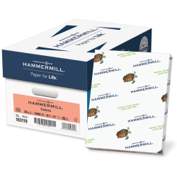 Hammermill Fore Super-Premium Color Copy Paper, Green, Letter (8.5in x 11in), 500 Sheets Per Ream, 20 Lb, 30% Recycled