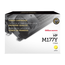 Office Depot Brand Remanufactured Yellow Toner Cartridge Replacement for HP 130A, OD130AY