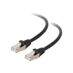 C2G 75ft Cat5e Snagless Shielded (STP) Ethernet Network Patch Cable - Black - Patch cable - RJ-45 (M) to RJ-45 (M) - 75 ft - STP - CAT 5e - molded, stranded - black