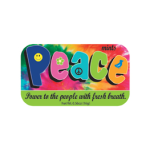 AmuseMints Sugar-Free Mints, Peace, 0.56 Oz, Pack Of 24