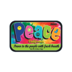 AmuseMints Destination Mint Candy, California Peace, 0.56 Oz, Pack Of 24