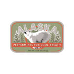 AmuseMints Destination Mint Candy, Alaska Polar Bear, 0.56 Oz, Pack Of 24