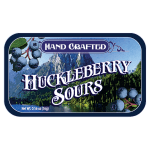 AmuseMints Fruit Sours, Huckleberry, 0.56 Oz, Pack Of 24