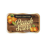 AmuseMints Fruit Sours, Peach, 0.56 Oz, Pack Of 24