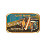 AmuseMints Destination Mint Candy, Beach Surf San Diego, 0.56 Oz, Pack Of 24