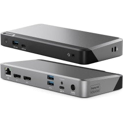 ALOGIC DX2 - Docking station - USB-C - 2 x DP - 1GbE - 100 Watt