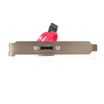 StarTech.com 1 Port SATA to eSATA Slot Plate Bracket - Serial ATA internal to external panel - 7 pin Serial ATA - 7 pin external Serial ATA - 30 cm - SATA to eSATA Plate - SATA to eSATA Bracket - eSATA slot Bracket