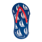 AmuseMints Mint Candy Flip Flop Tins, Sail Boat, Pack Of 24