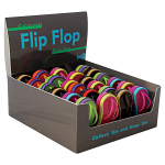 AmuseMints Mint Candy Flip Flop Tins, Assorted Solid Colors, Pack Of 24