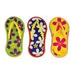 AmuseMints Mint Candy Flip Flop Tins, Assorted Bright Colors, Pack Of 24