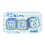 AmuseMints Sugar-Free Mints, Its a Boy, 0.56 Oz, Pack Of 24