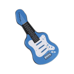 AmuseMints Sugar-Free Mints, Electric Guitar Tin, Blue, Pack Of 24